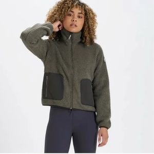 Vuori Alpine Sherpa Fleece Jacket - Women's Olive Small